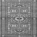 Serging Thickness of Persian Gray Traditional Rug, tr4662gry