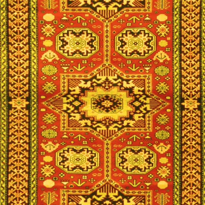 Machine Washable Persian Yellow Traditional Rug, wshtr4662yw
