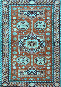 Persian Light Blue Traditional Rug, tr4662lblu