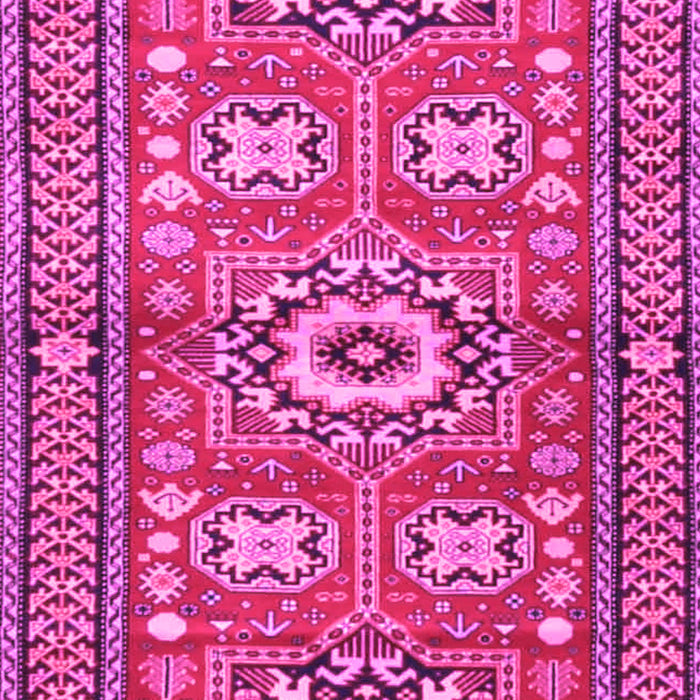 Machine Washable Persian Pink Traditional Rug, wshtr4662pnk