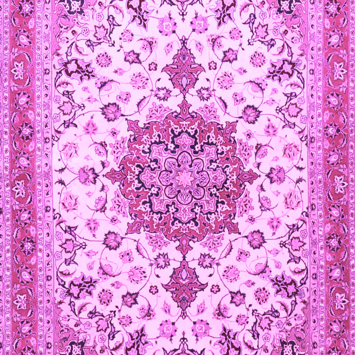 Machine Washable Persian Purple Traditional Area Rugs, wshtr4663pur
