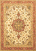 Machine Washable Persian Brown Traditional Rug, wshtr4663brn