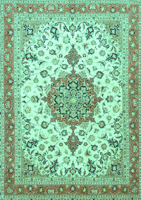 Persian Turquoise Traditional Rug, tr4663turq