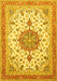 Machine Washable Persian Yellow Traditional Rug, wshtr4663yw