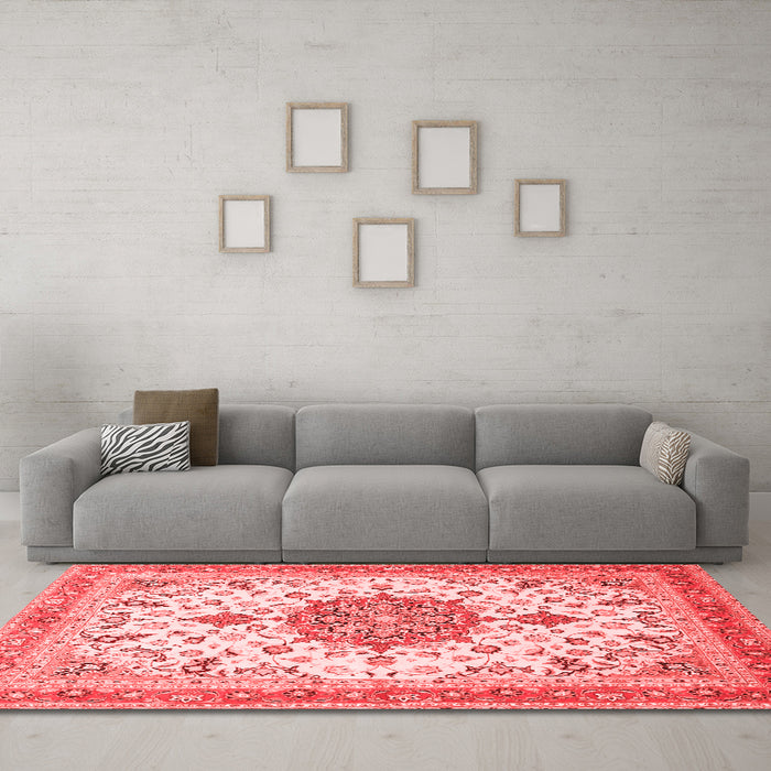 Traditional Red Washable Rugs