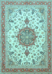 Persian Light Blue Traditional Rug, tr4663lblu