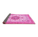 Sideview of Persian Pink Traditional Rug, tr4663pnk