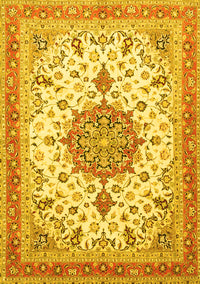 Persian Yellow Traditional Rug, tr4663yw