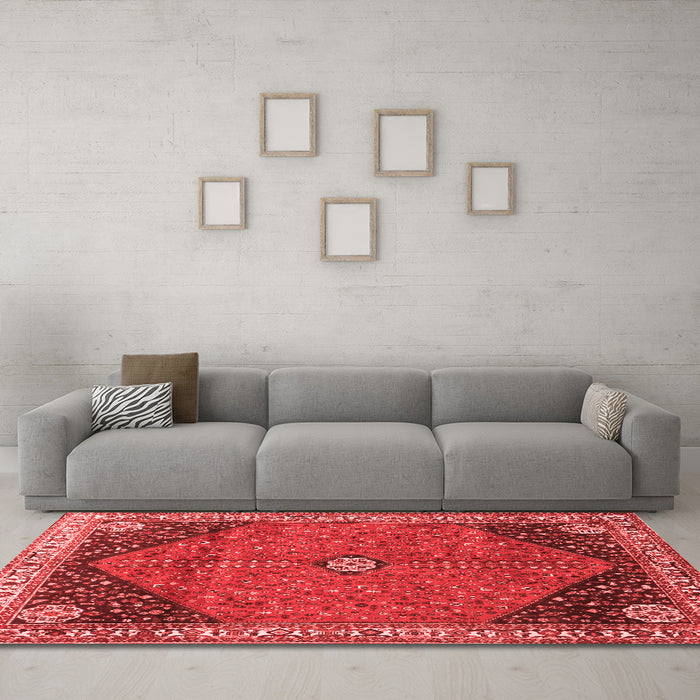 Traditional Red Washable Rugs