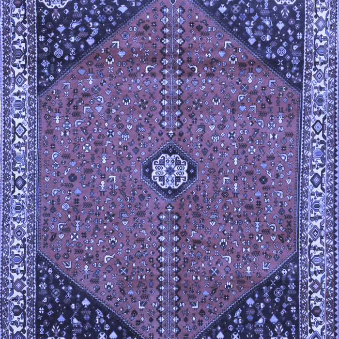 Medallion Blue Traditional Rug, tr4664blu