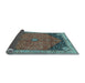 Sideview of Medallion Light Blue Traditional Rug, tr4664lblu