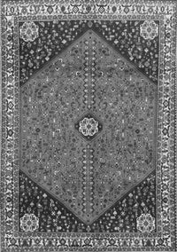 Medallion Gray Traditional Rug, tr4664gry