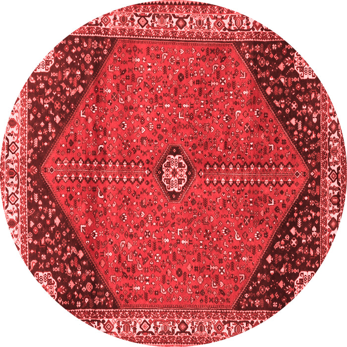 Medallion Red Traditional Rug, tr4664red