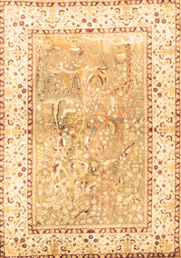 Animal Brown Traditional Rug, tr4665brn