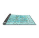 Sideview of Animal Light Blue Traditional Rug, tr4665lblu