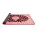 Medallion Red Traditional Area Rugs