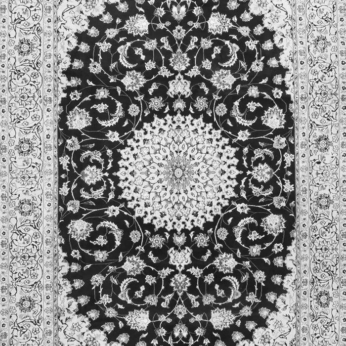 Medallion Gray Traditional Rug, tr4666gry