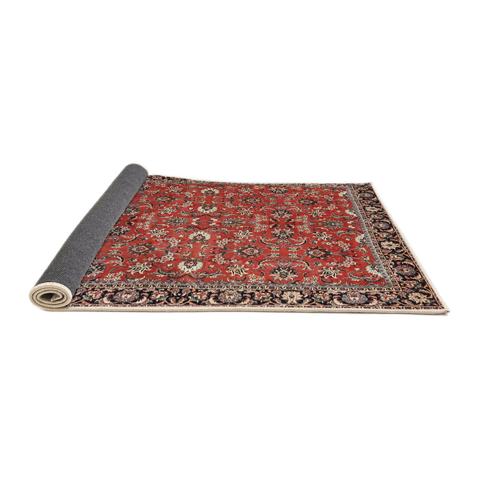 Sideview of Traditional Red Oriental Rug, tr4667