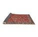 Sideview of Traditional Red Oriental Rug, tr4667
