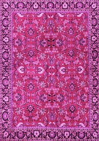 Oriental Pink Traditional Rug, tr4667pnk