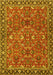 Machine Washable Oriental Yellow Traditional Rug, wshtr4667yw