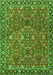 Oriental Green Traditional Rug, tr4667grn