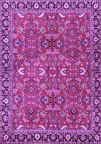 Oriental Purple Traditional Rug, tr4667pur