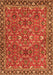 Oriental Orange Traditional Rug, tr4667org