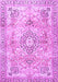 Medallion Purple Traditional Rug, tr4668pur