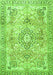 Medallion Green Traditional Rug, tr4668grn