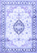 Medallion Blue Traditional Rug, tr4669blu