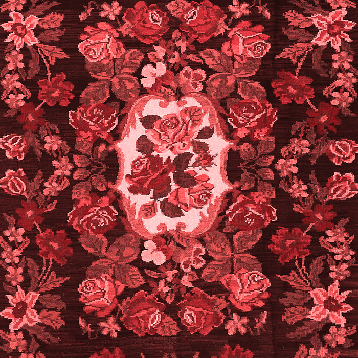 Medallion Red French Area Rugs