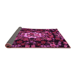 Sideview of Medallion Pink French Rug, tr466pnk