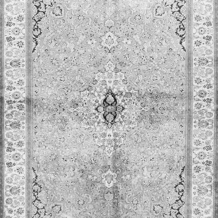 Medallion Gray Traditional Rug, tr4670gry