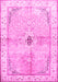 Medallion Pink Traditional Rug, tr4670pnk