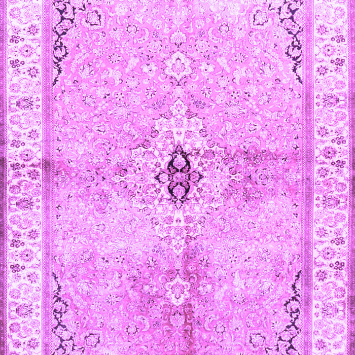 Medallion Purple Traditional Rug, tr4670pur