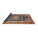 Sideview of Traditional Chestnut Brown Medallion Rug, tr4671