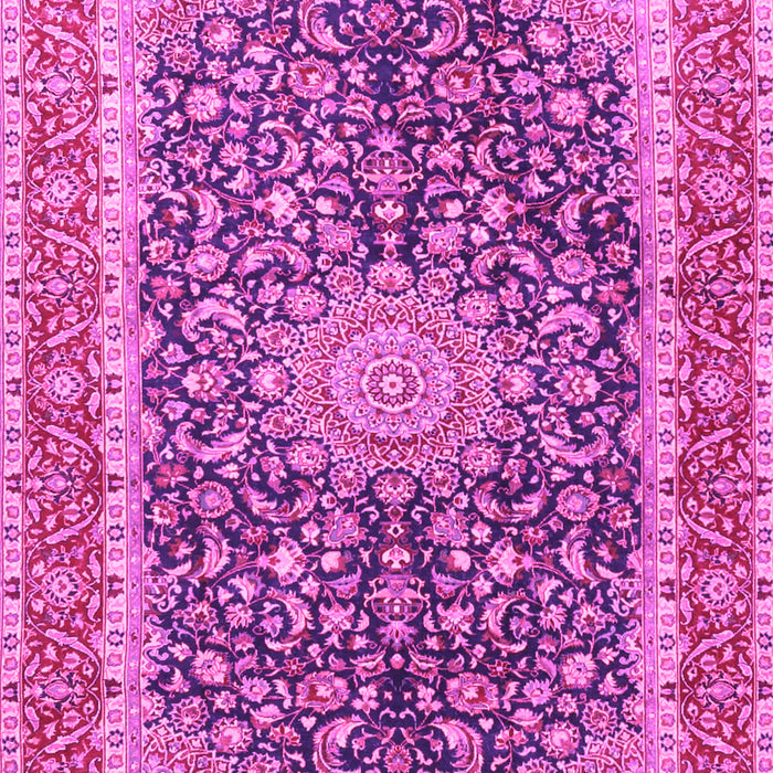 Medallion Pink Traditional Rug, tr4671pnk