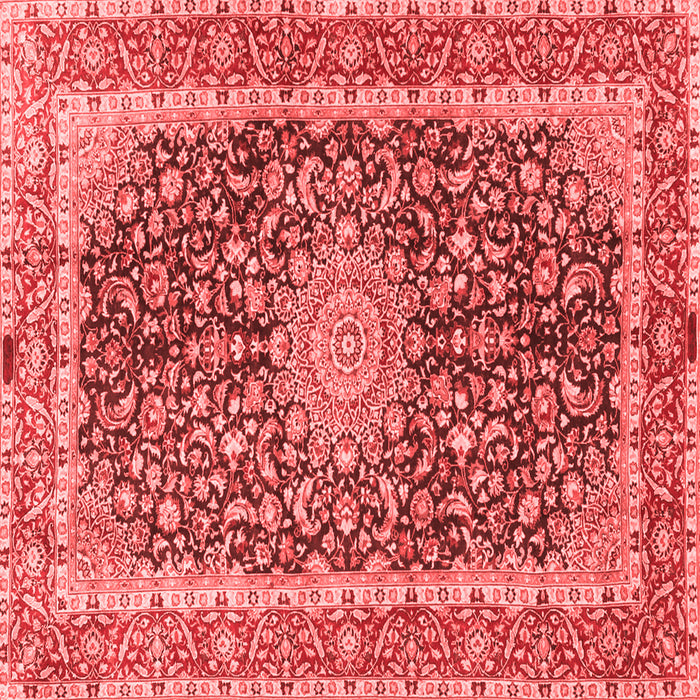 Medallion Red Traditional Rug, tr4671red