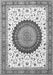 Medallion Gray Traditional Rug, tr4672gry