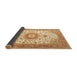 Sideview of Medallion Brown Traditional Rug, tr4673brn