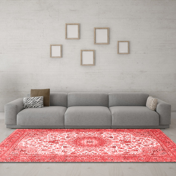 Traditional Red Washable Rugs