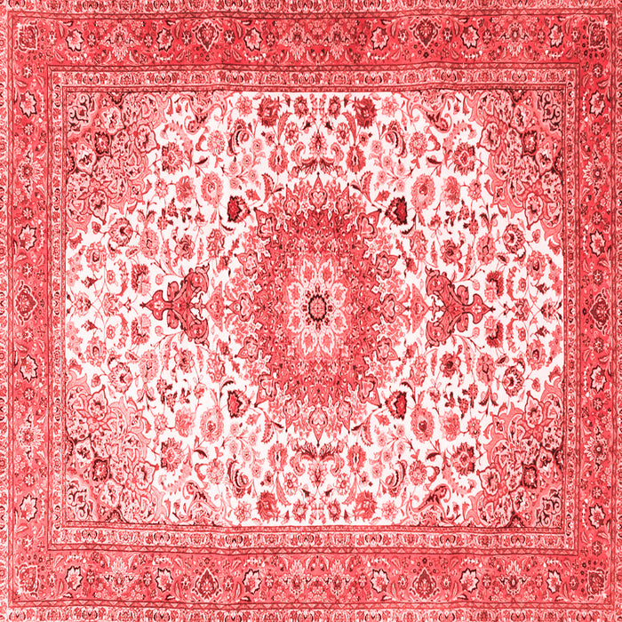 Medallion Red Traditional Rug, tr4673red