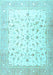 Persian Light Blue Traditional Rug, tr4674lblu