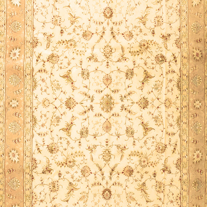 Machine Washable Persian Brown Traditional Rug, wshtr4674brn