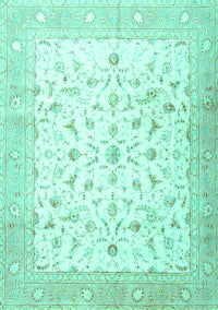 Persian Turquoise Traditional Rug, tr4674turq