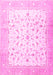 Persian Pink Traditional Rug, tr4674pnk