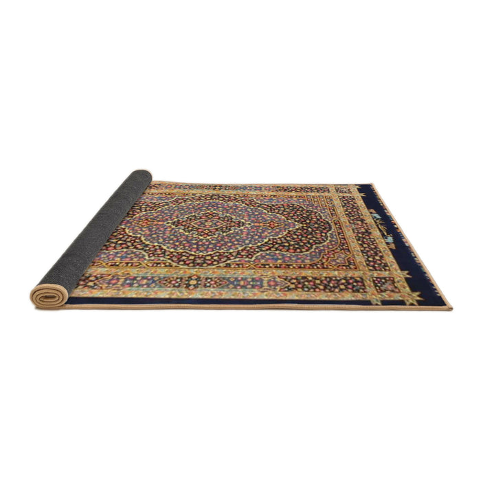 Sideview of Traditional Reddish Brown Persian Rug, tr4675