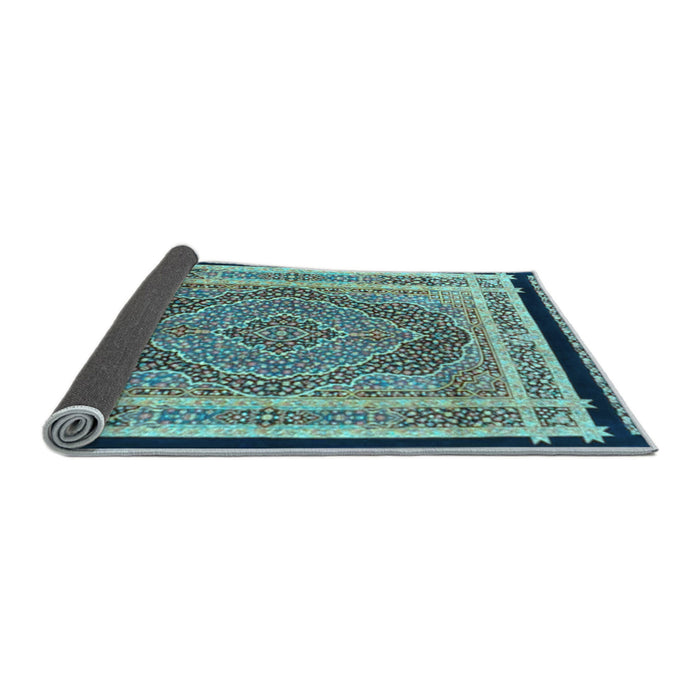 Sideview of Persian Light Blue Traditional Rug, tr4675lblu