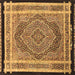 Square Machine Washable Persian Brown Traditional Rug, wshtr4675brn